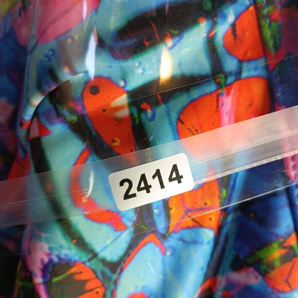 Dona Jo Skort Womens Large Blue Multicolor Athletic Tennis Skort Shorts Pocket - Picture 9 of 9